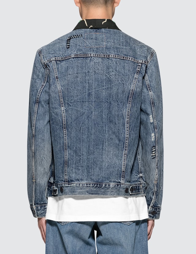 Levi S Hula Collar Trucker Jacket Hbx Levi S Hula Collar Trucker Jacket
