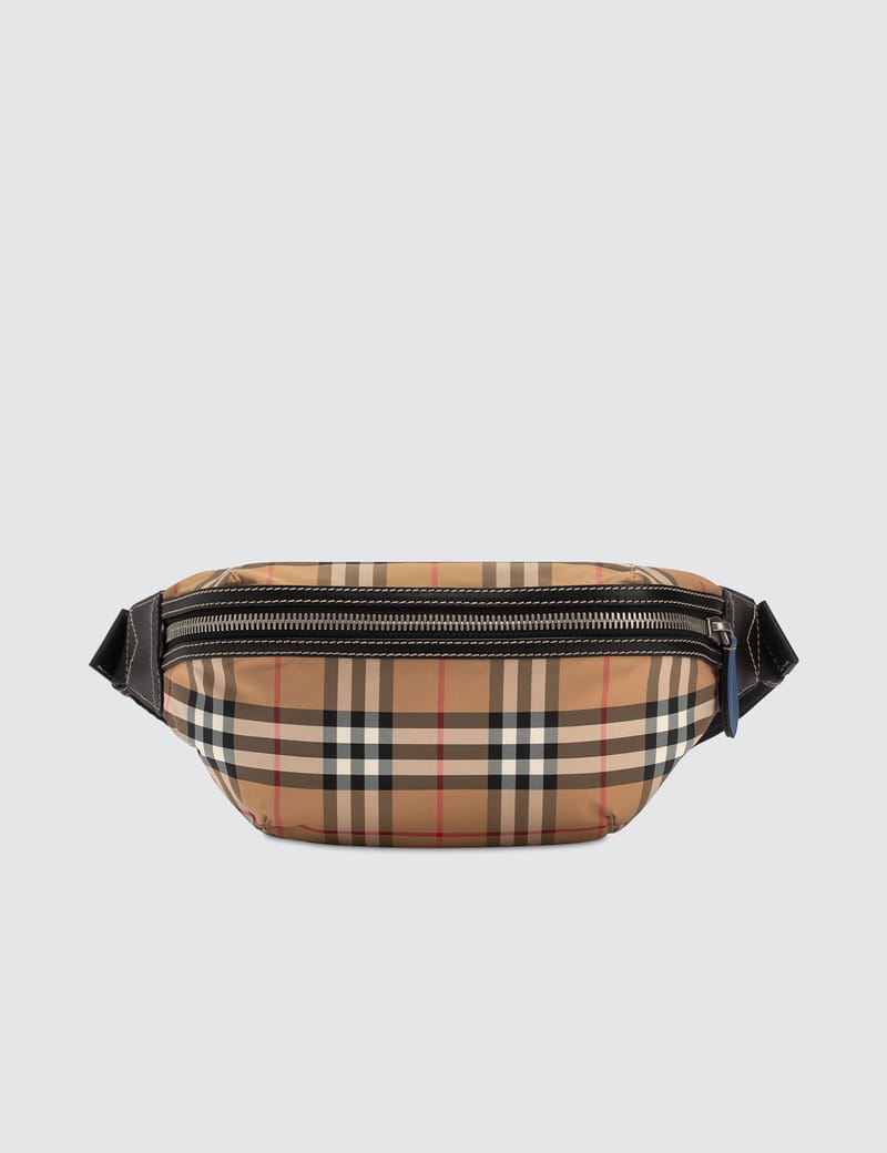 burberry vintage check bum bag