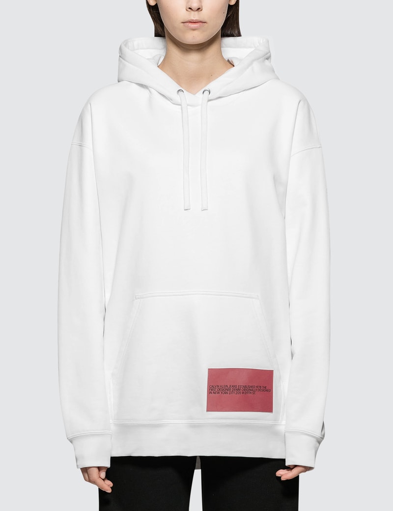 Image of CALVIN KLEIN JEANS EST. Back Modernist Graphic Hoodie