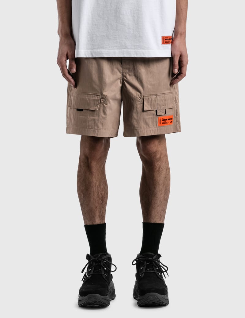 heron preston cargo shorts