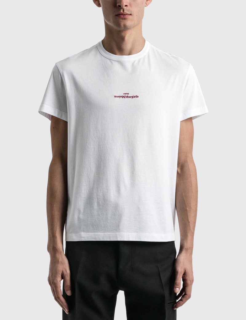 Image of Maison Margiela Embroidered Logo T-Shirt