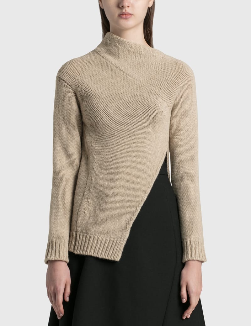 women's asymmetrical sweater