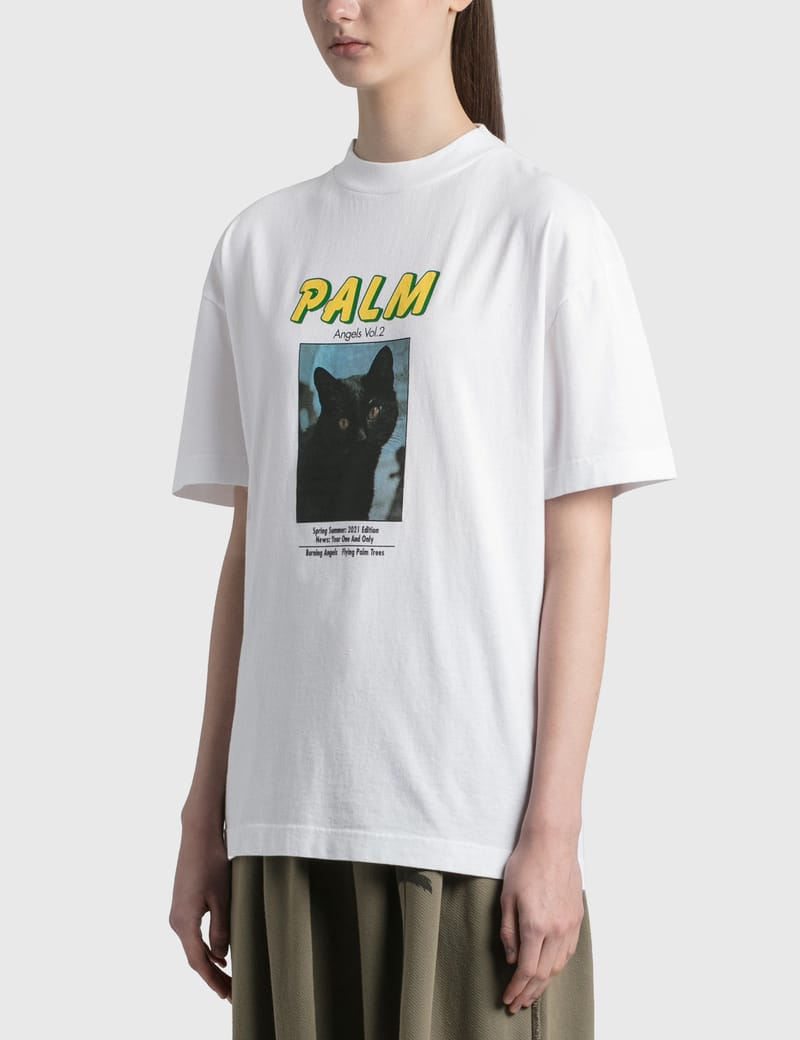 womens black palm angels t shirt
