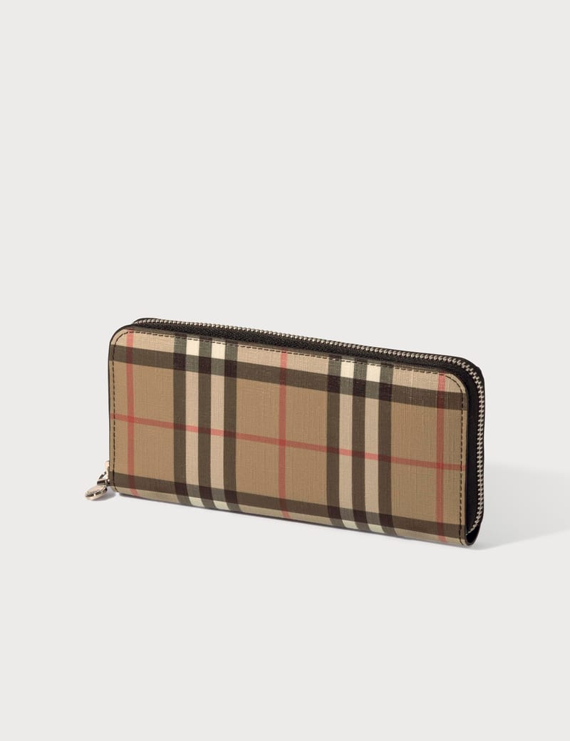 burberry zip around wallet