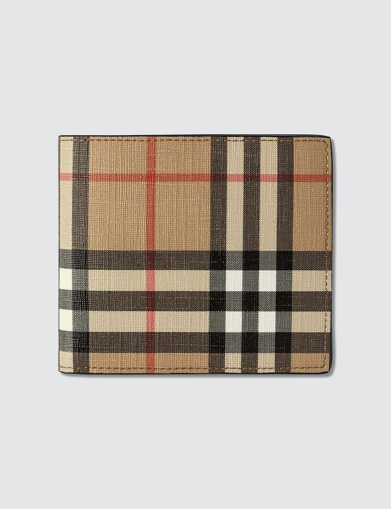 burberry vintage check card case