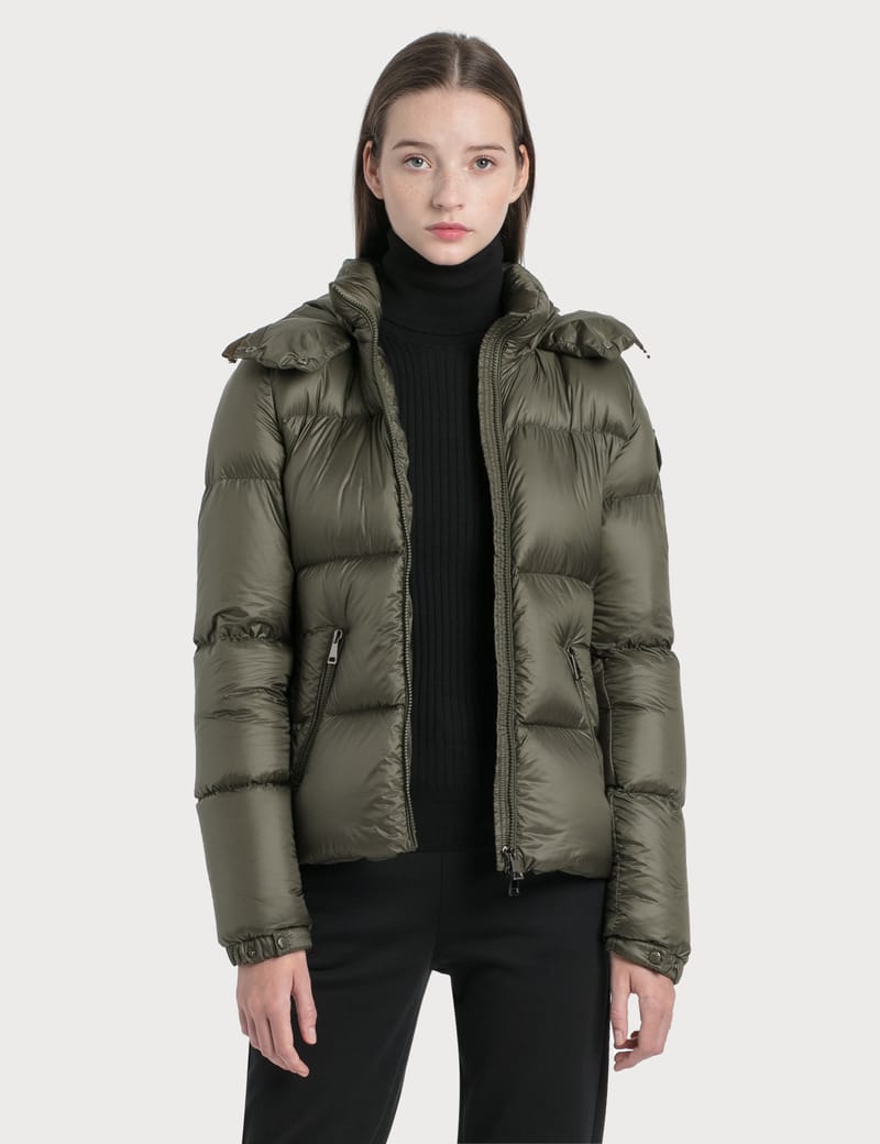 moncler down jacket with fur hood