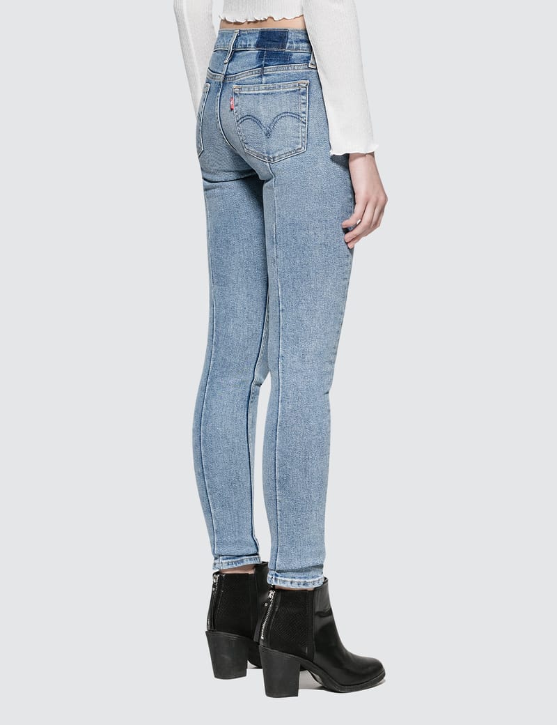 levi's 711 skinny altered