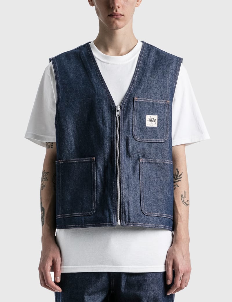 denim work vest