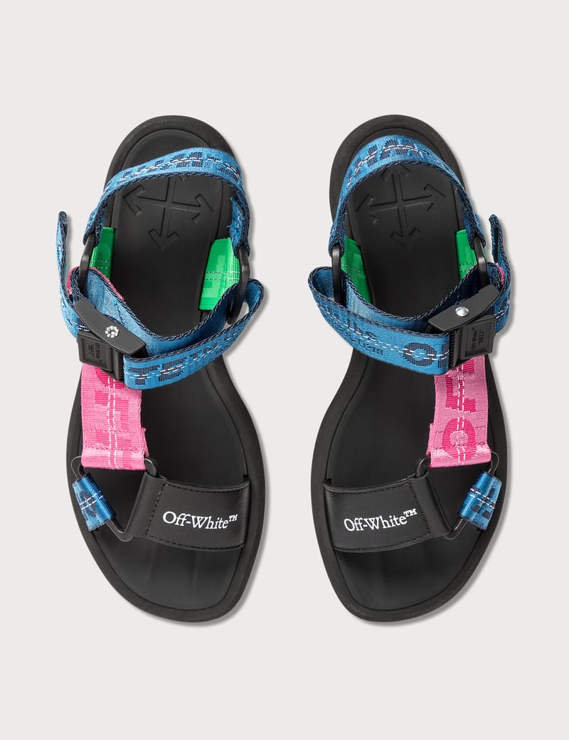 off white micro trek sandals