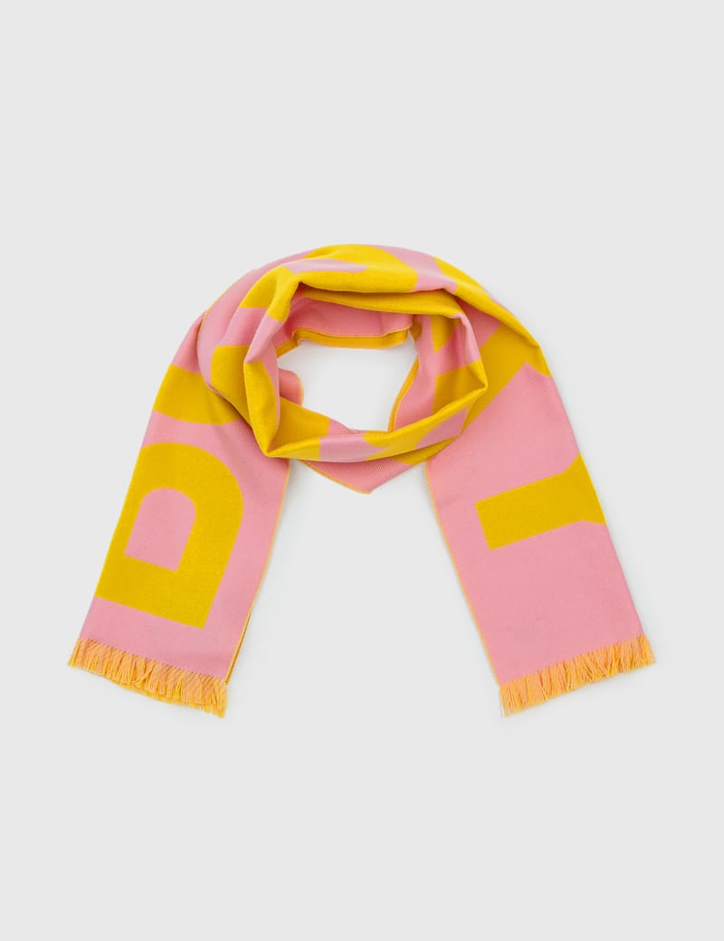 logo wool jacquard scarf burberry