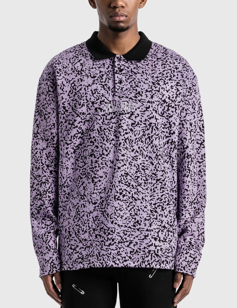 Image of Pleasures Glitch Polo Shirt
