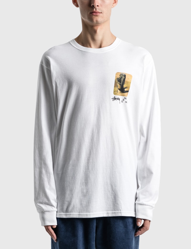 Image of Stussy Moai Long Sleeve T-Shirt