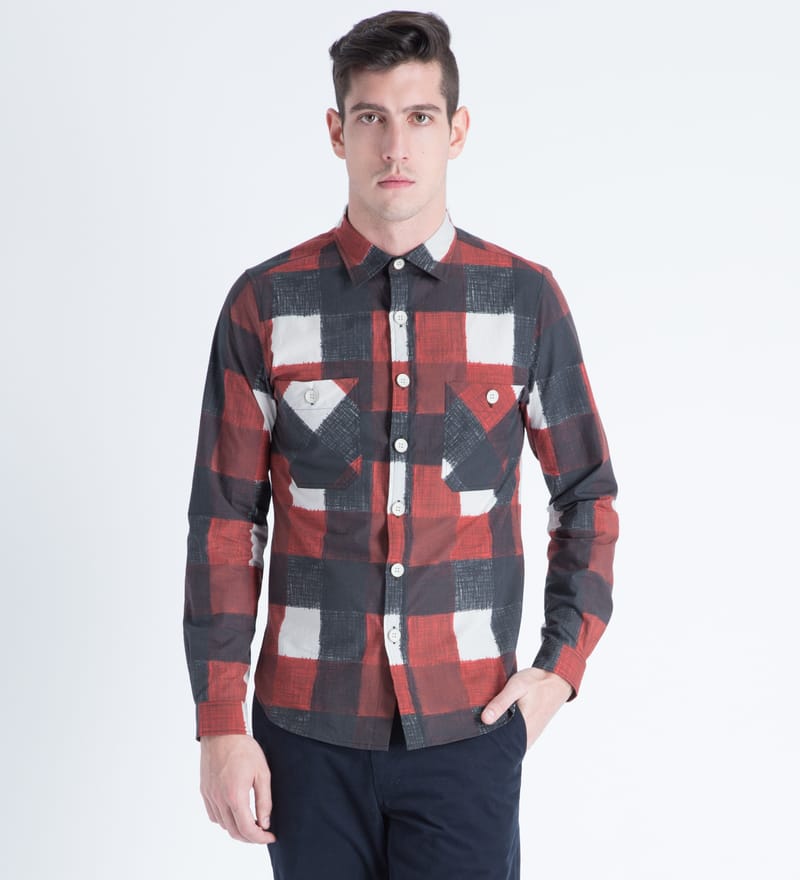 big button shirt