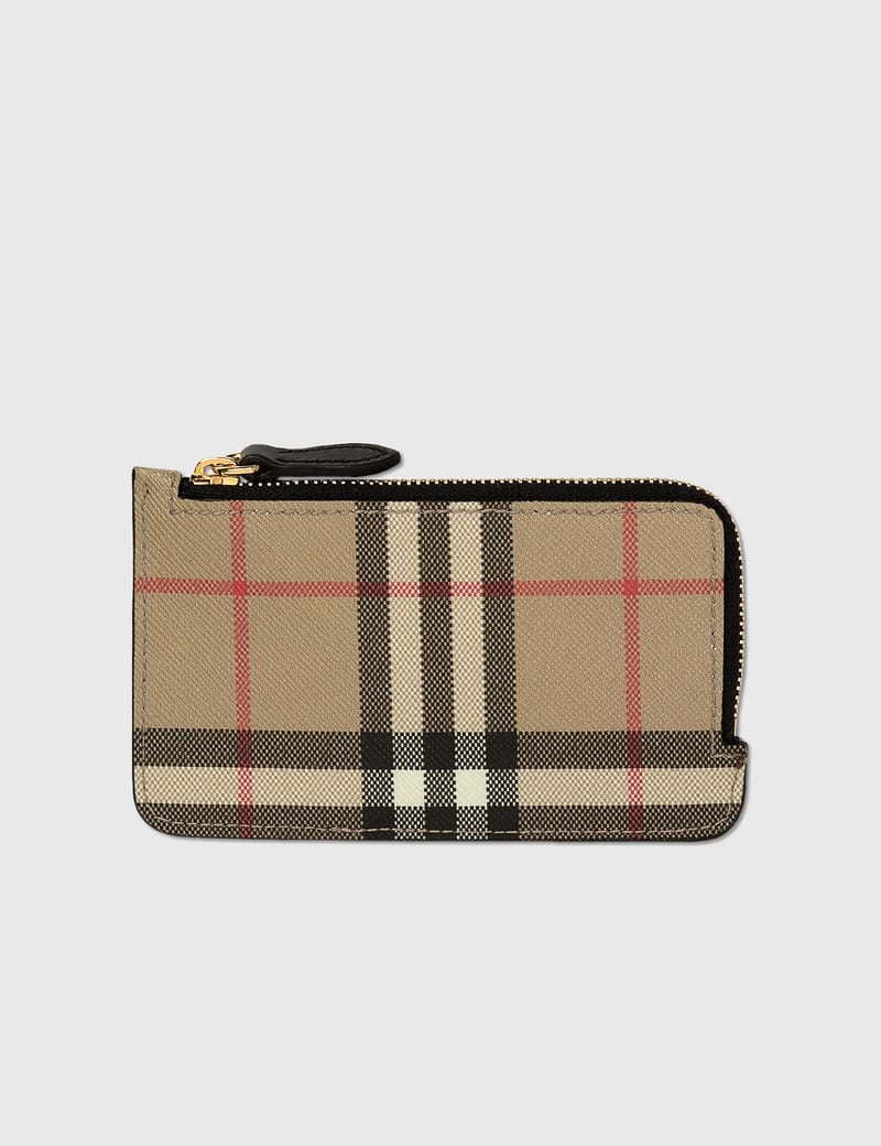 burberry check pouch