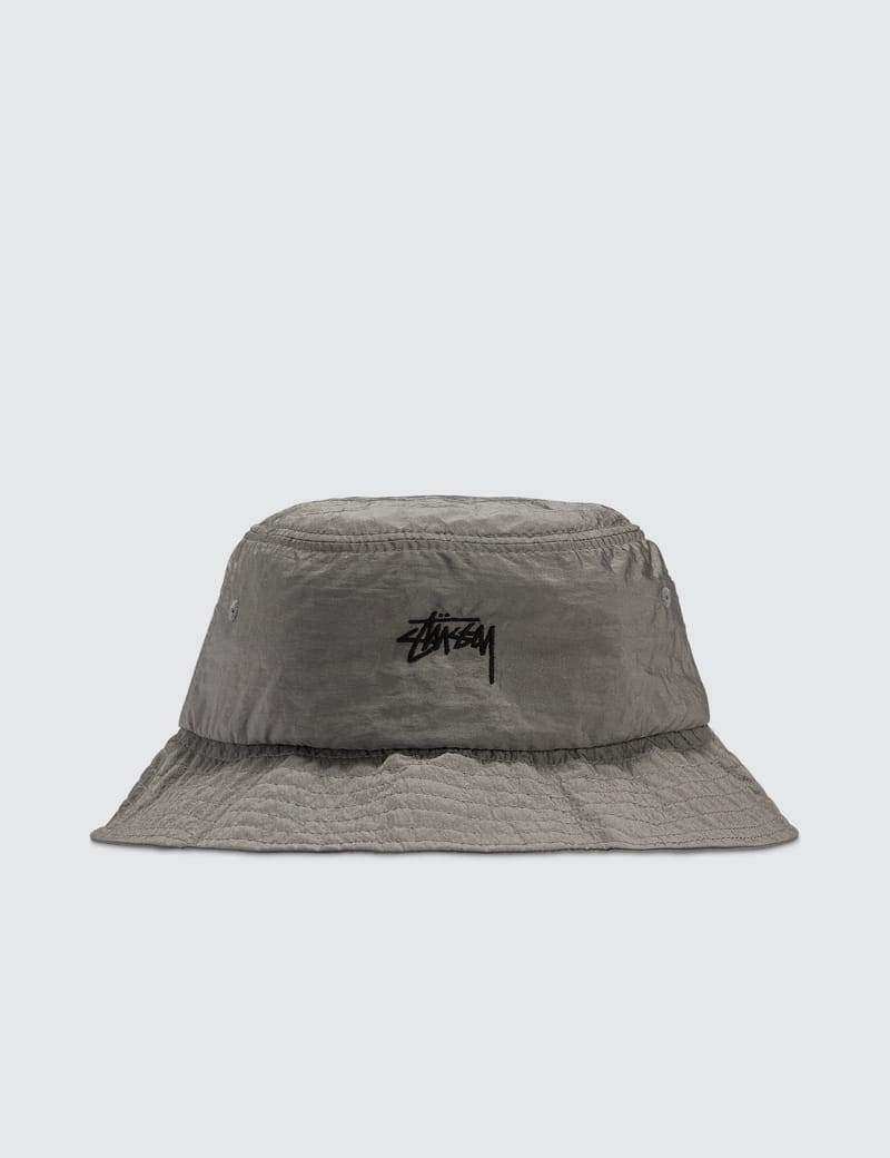 stussy taslan bucket hat