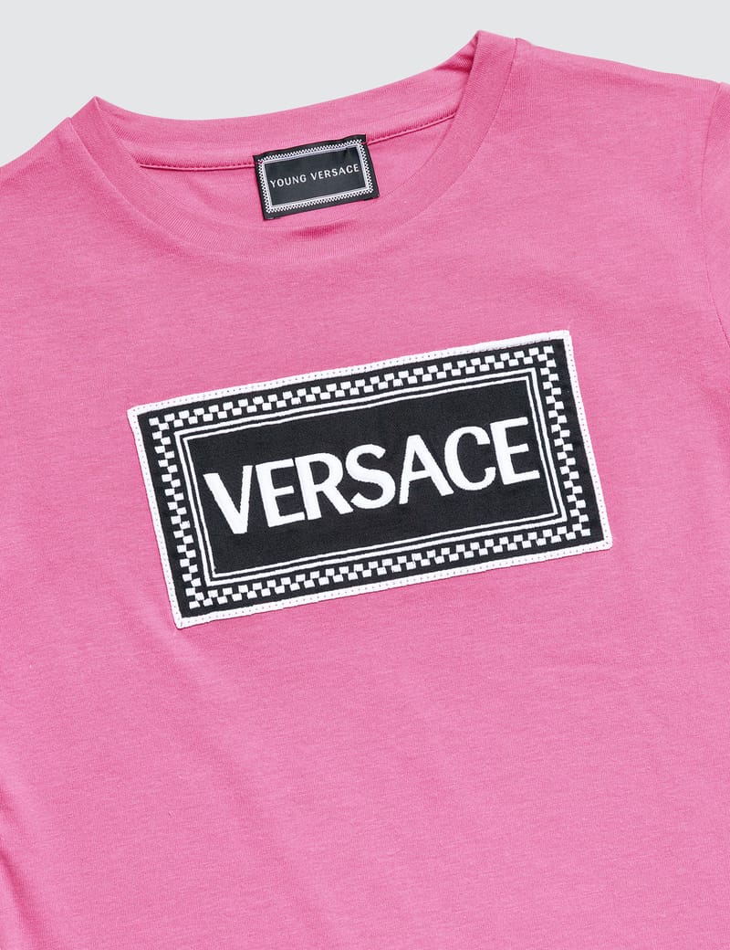 versace box logo t shirt