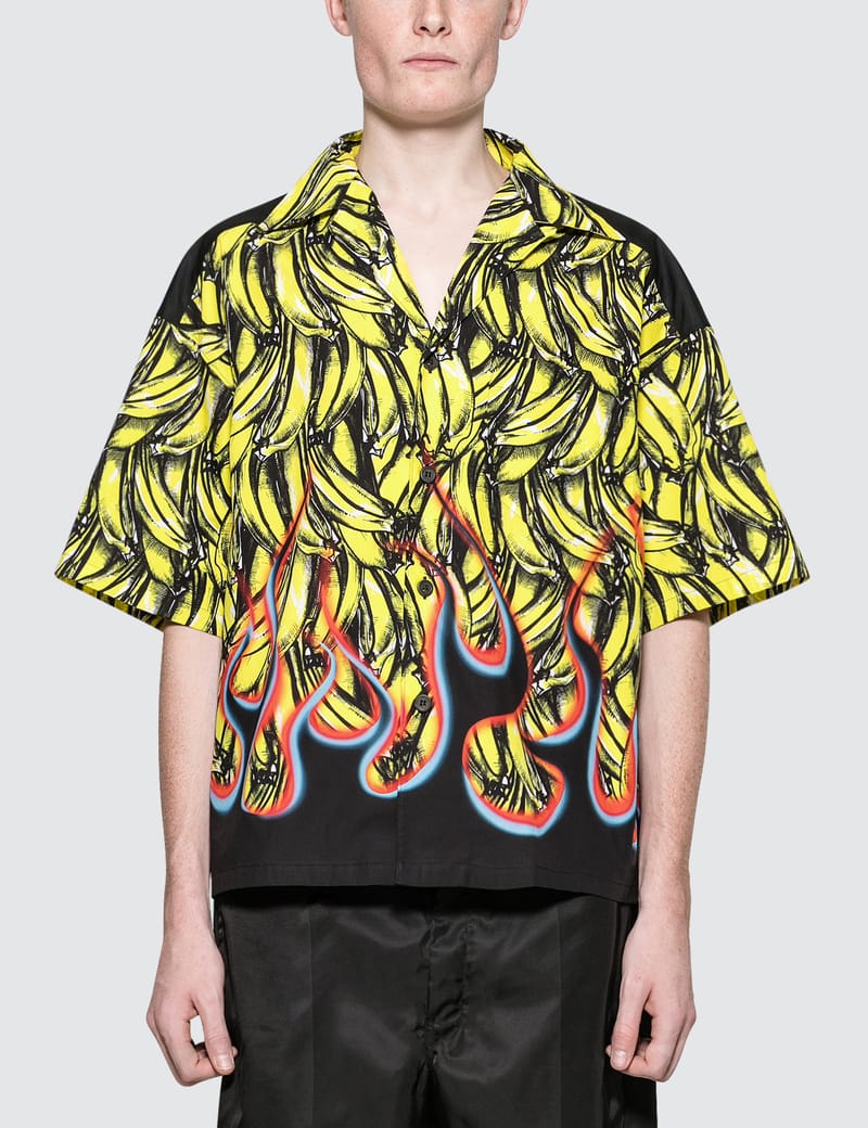 prada mens hawaiian shirt