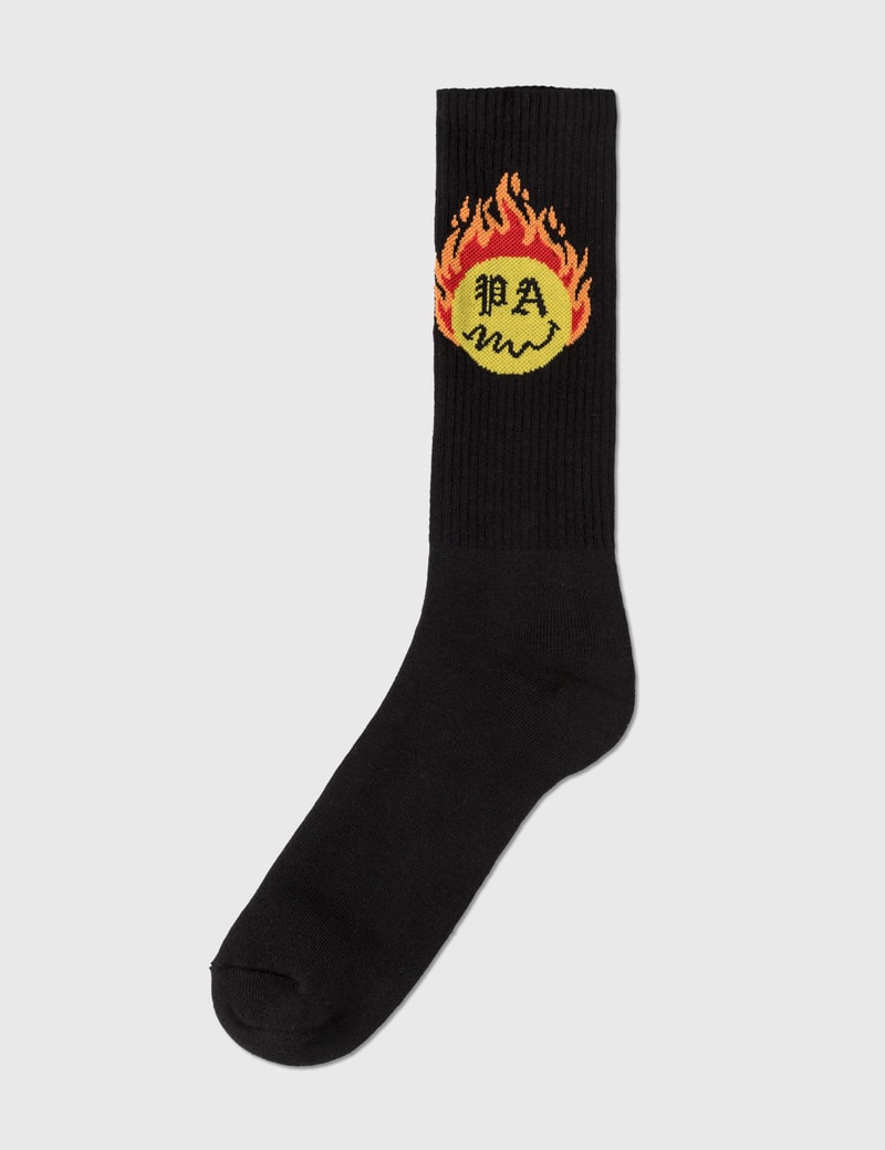 Image of Palm Angels Burning Head Socks