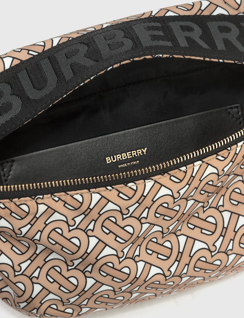 burberry medium monogram print bum bag