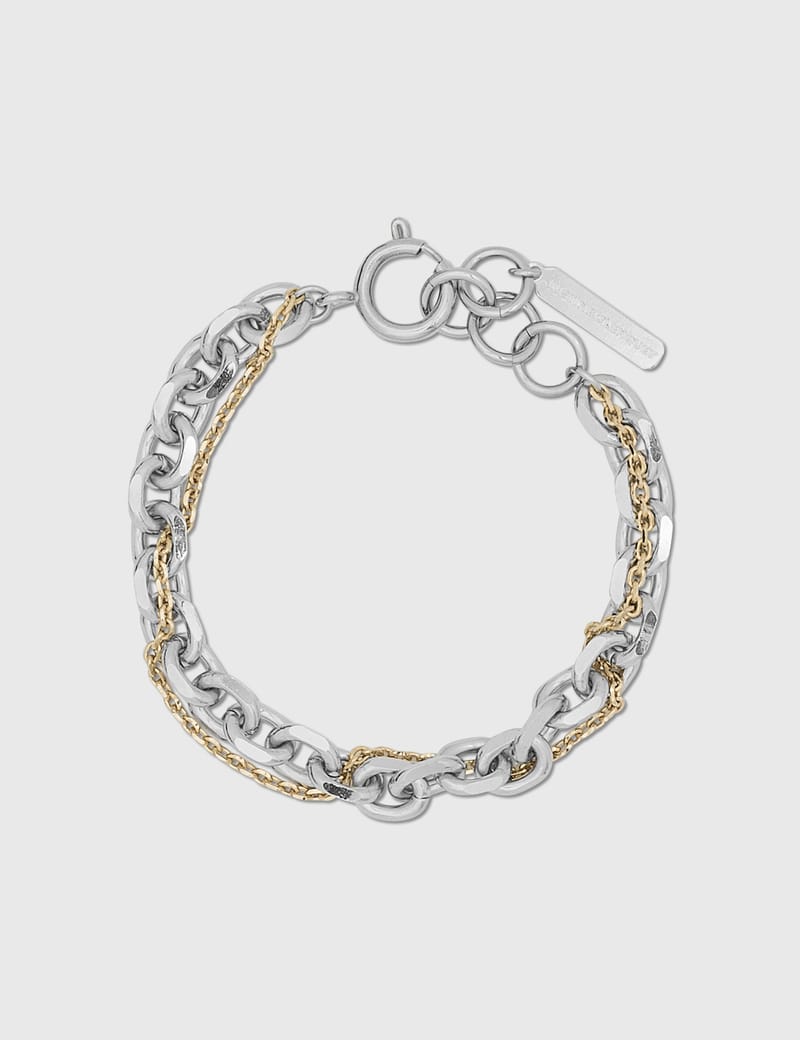 Shop Justine Clenquet Dana Bracelet In Gold
