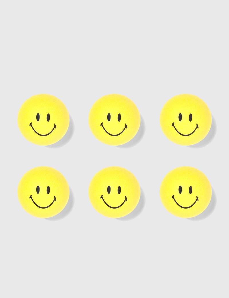 Click to view more detailed imagery on our partner's website Chinatown Market Smiley Ping Pong Balls In Yellow