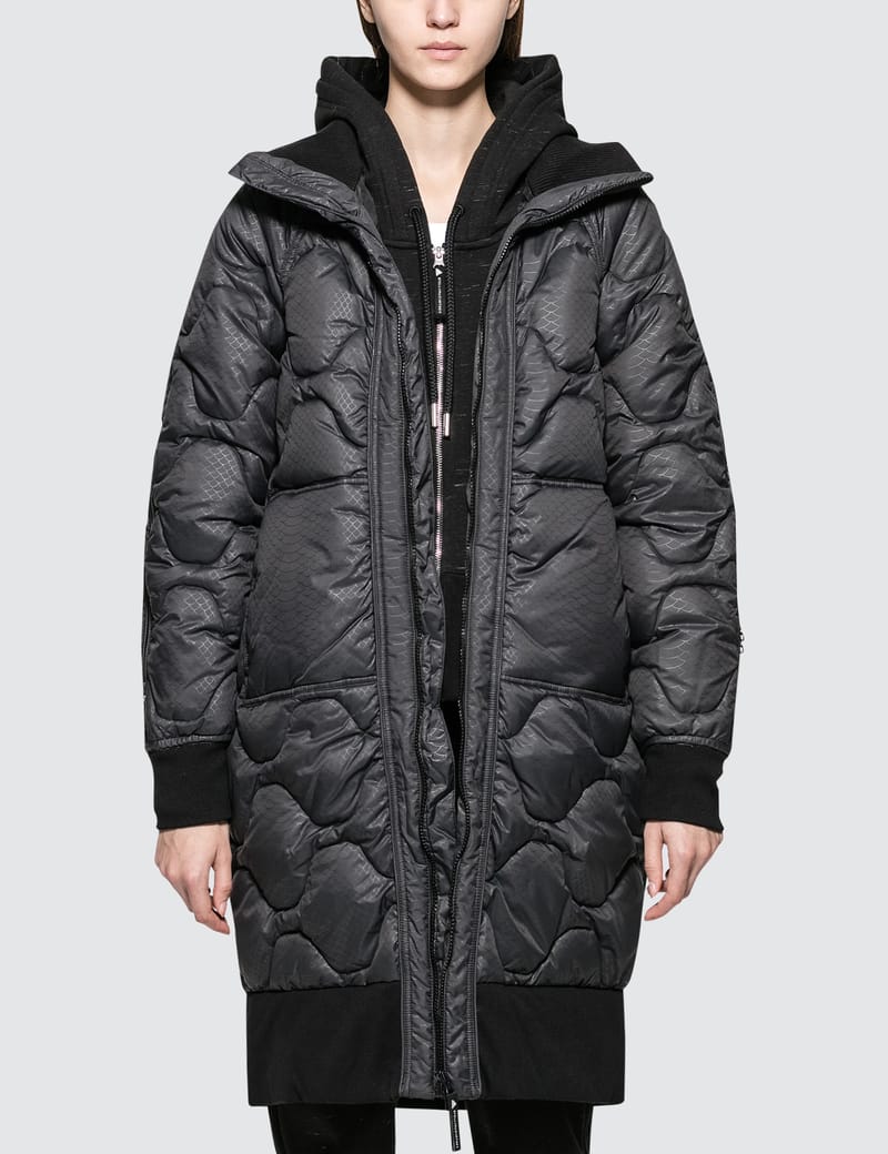 adidas stella mccartney long padded jacket