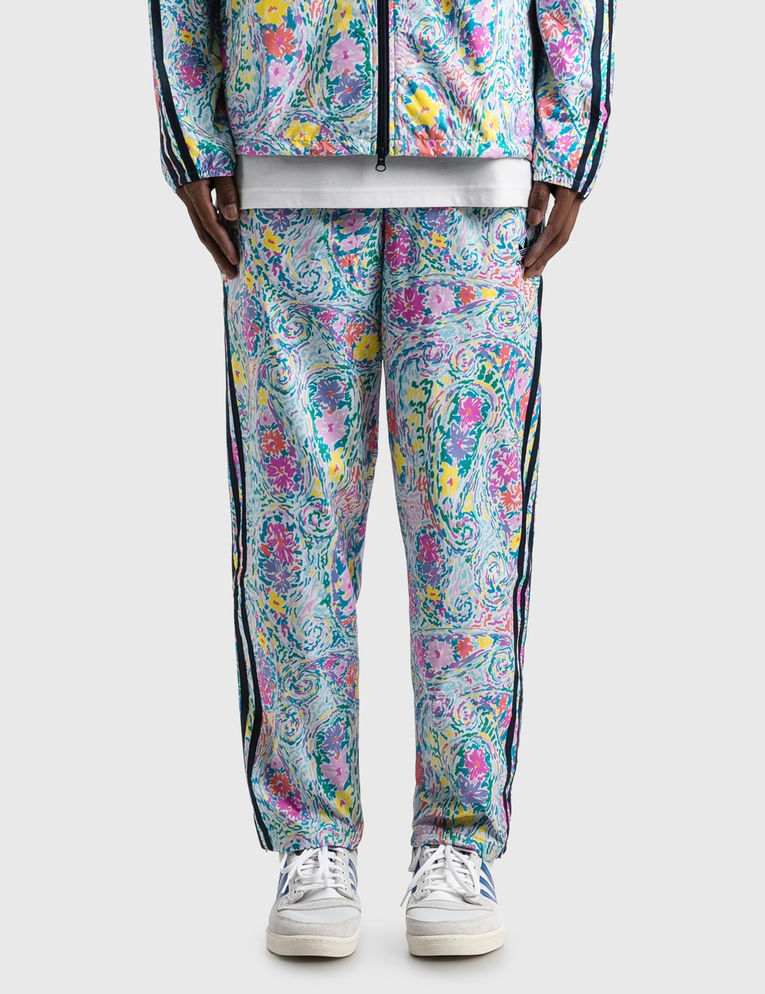 Adidas Originals - Noah Adidas Floral Track Pants | HBX Globally Curated and Lifestyle by Hypebeast