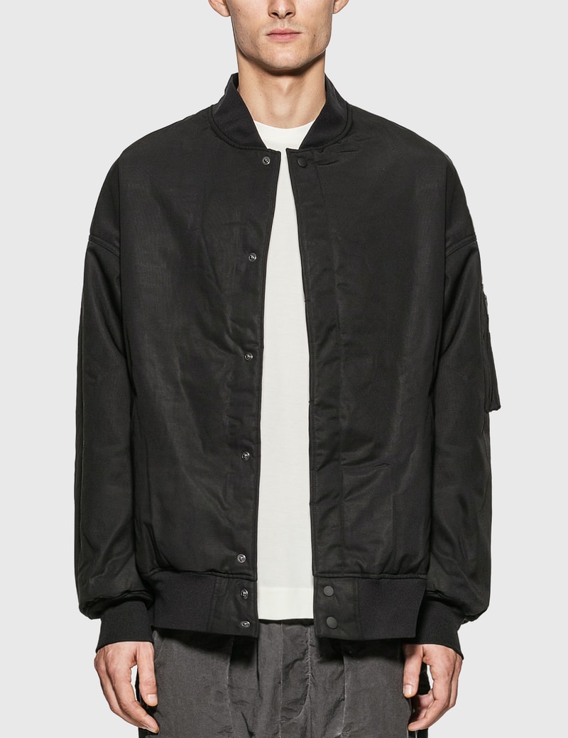Image of Y- Rear Logo Bomber Jacket