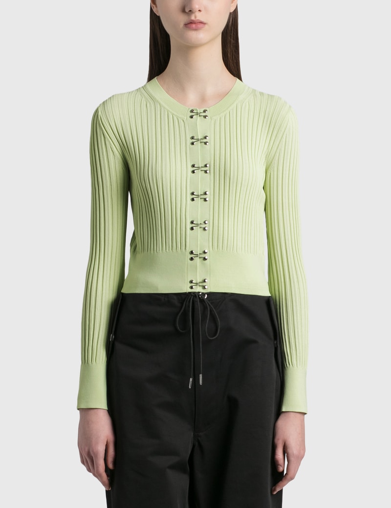 Image of Dion Lee Hook Rib Cardigan