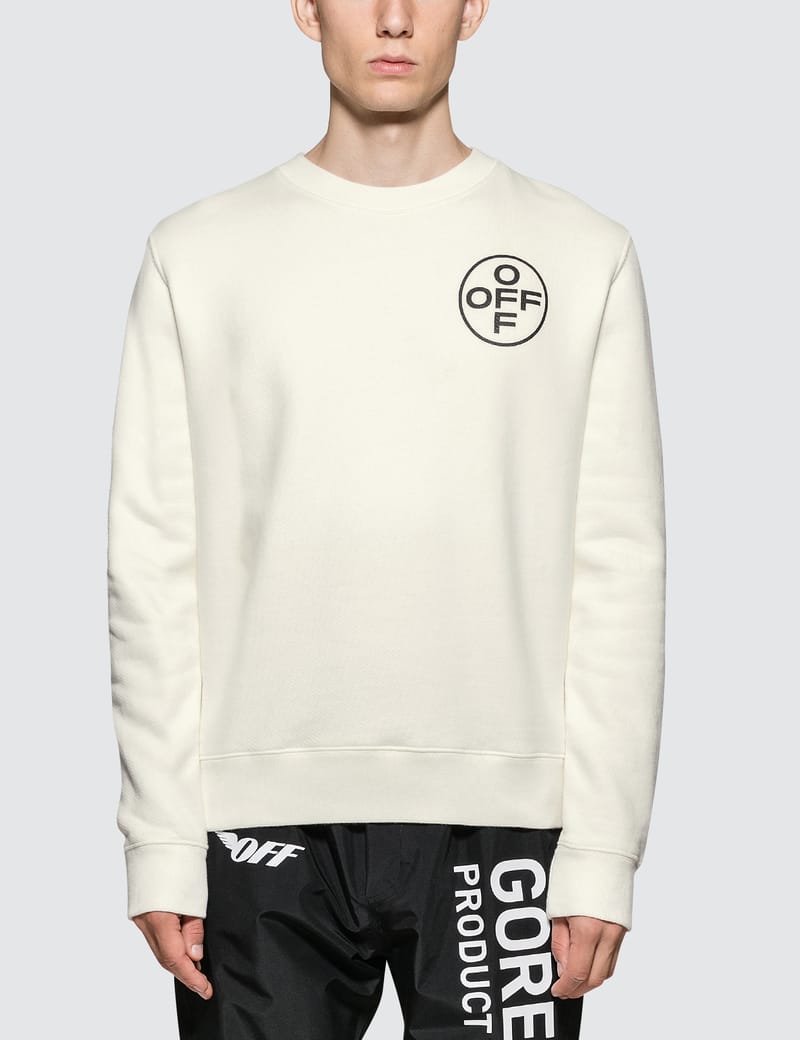 crew neck off white