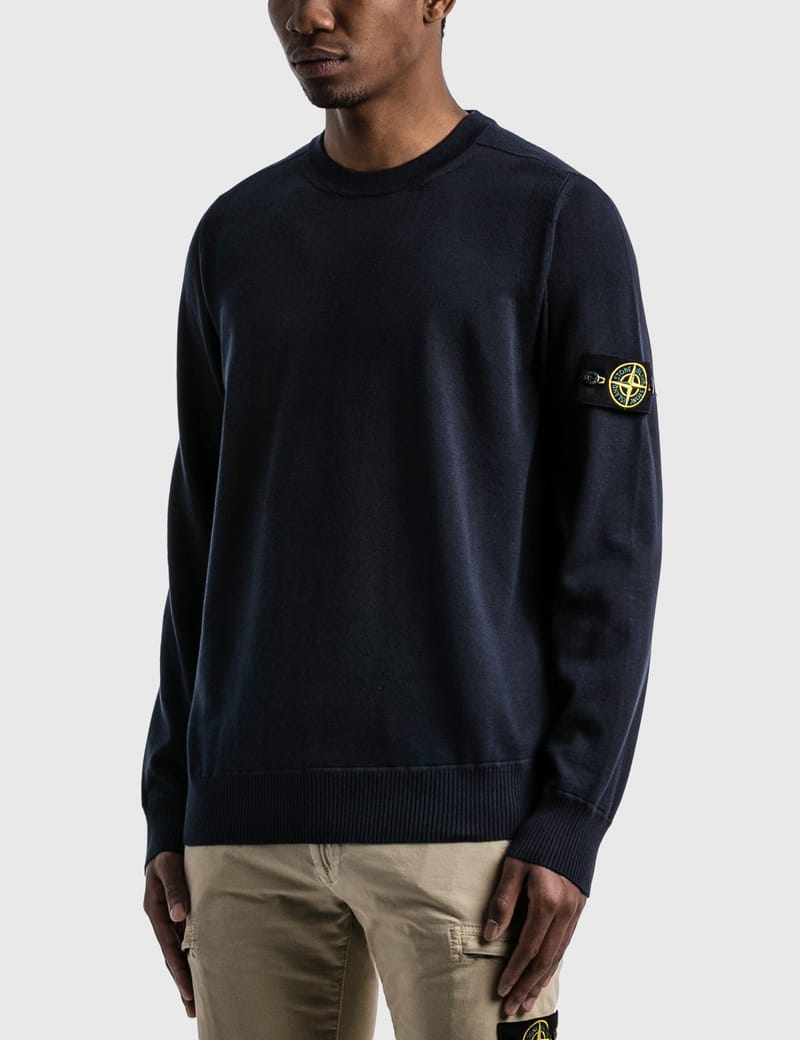 mens stone island crew neck jumper