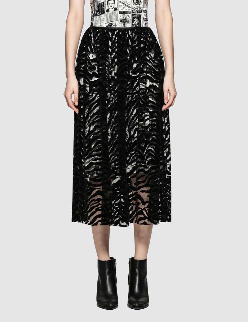 Ashley Williams Flock Skirt