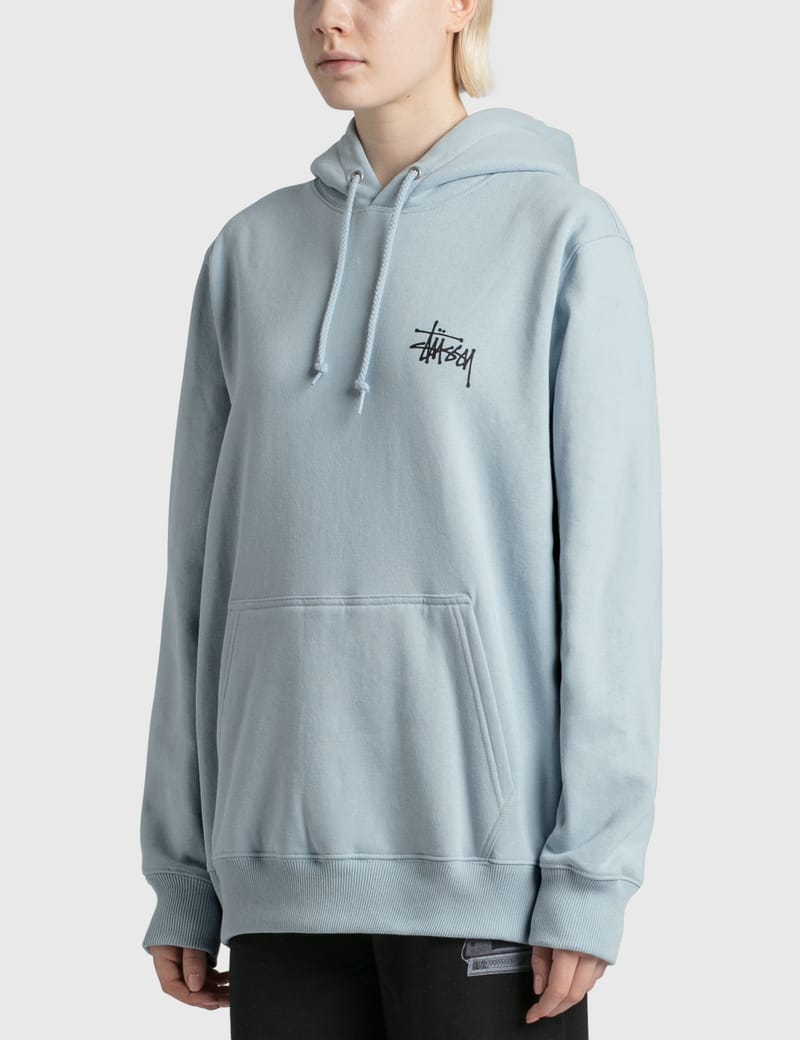 stussy blue hoodie