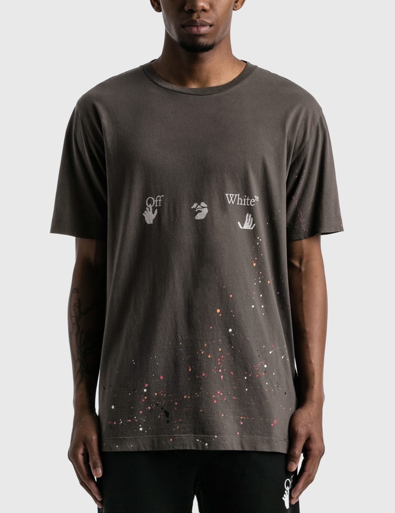 white paint shirt