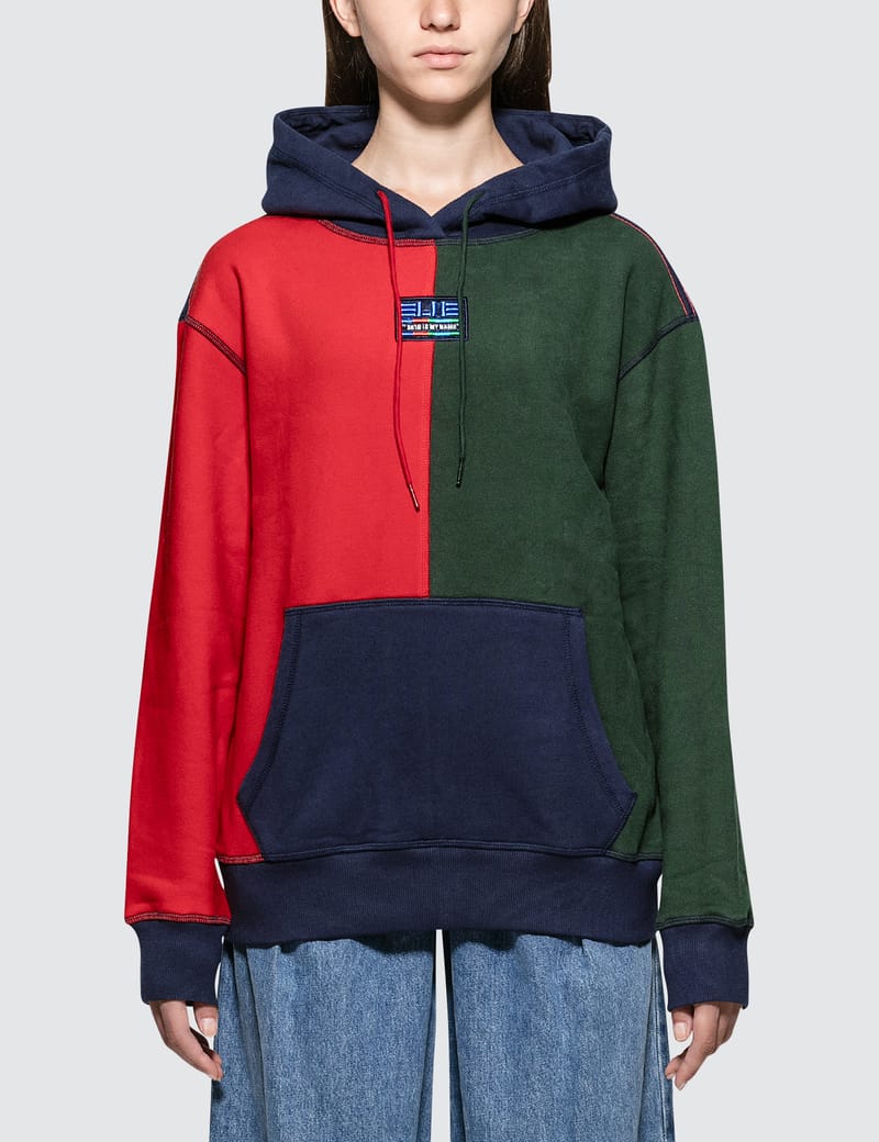 multi colored hoodie