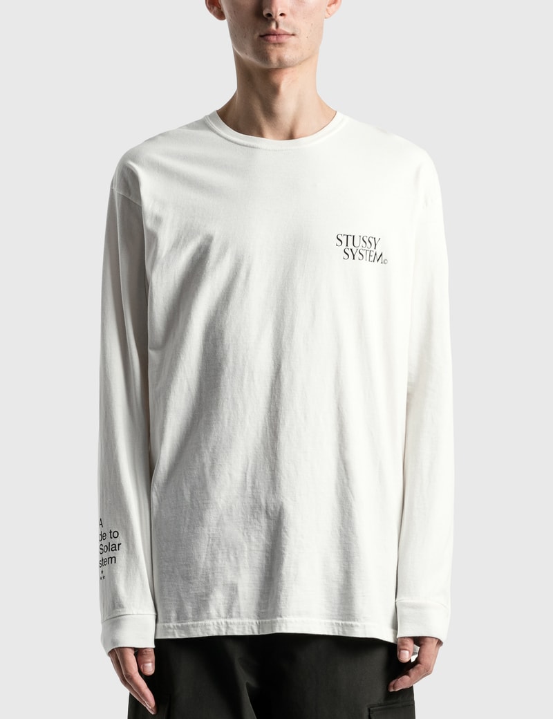 Image of Stussy Solar System Pig. Dyed Long Sleeve T-Shirt
