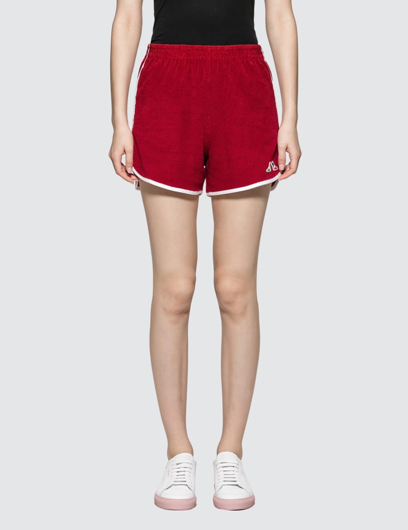 women's terry cloth bermuda shorts