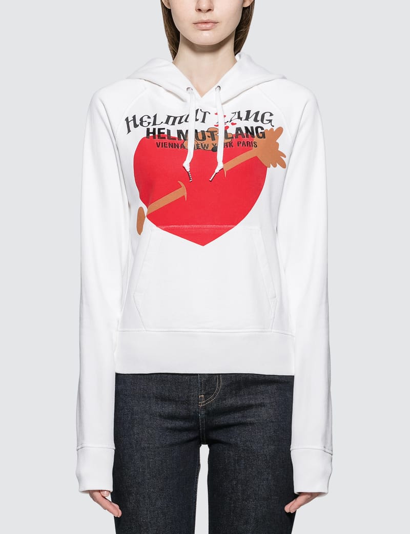 helmut lang red zip up