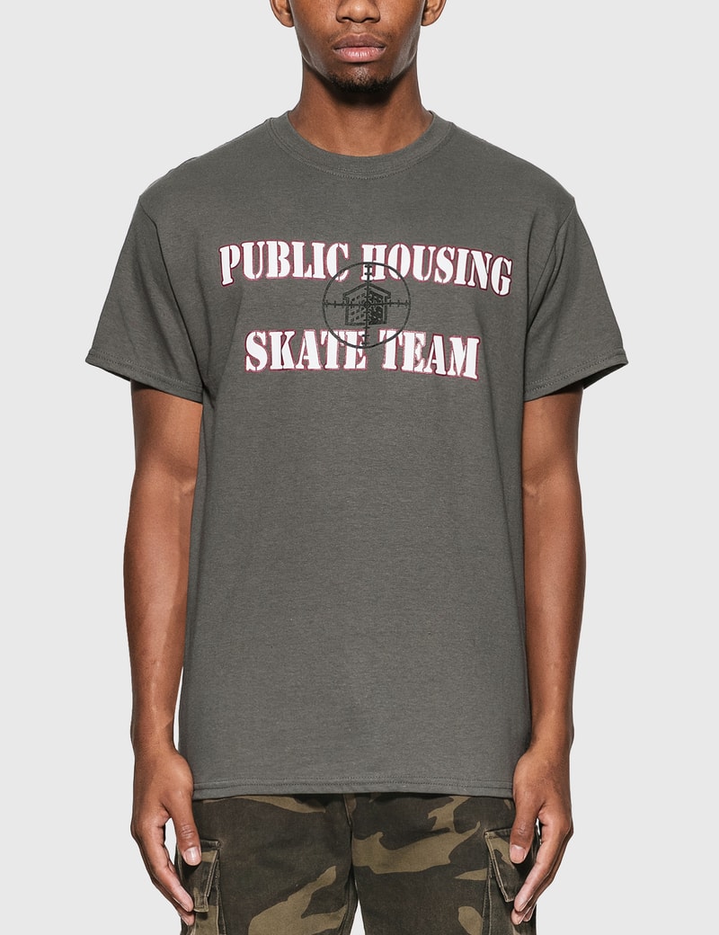 Image of Public Housing Skate Team Logo T-Shirt