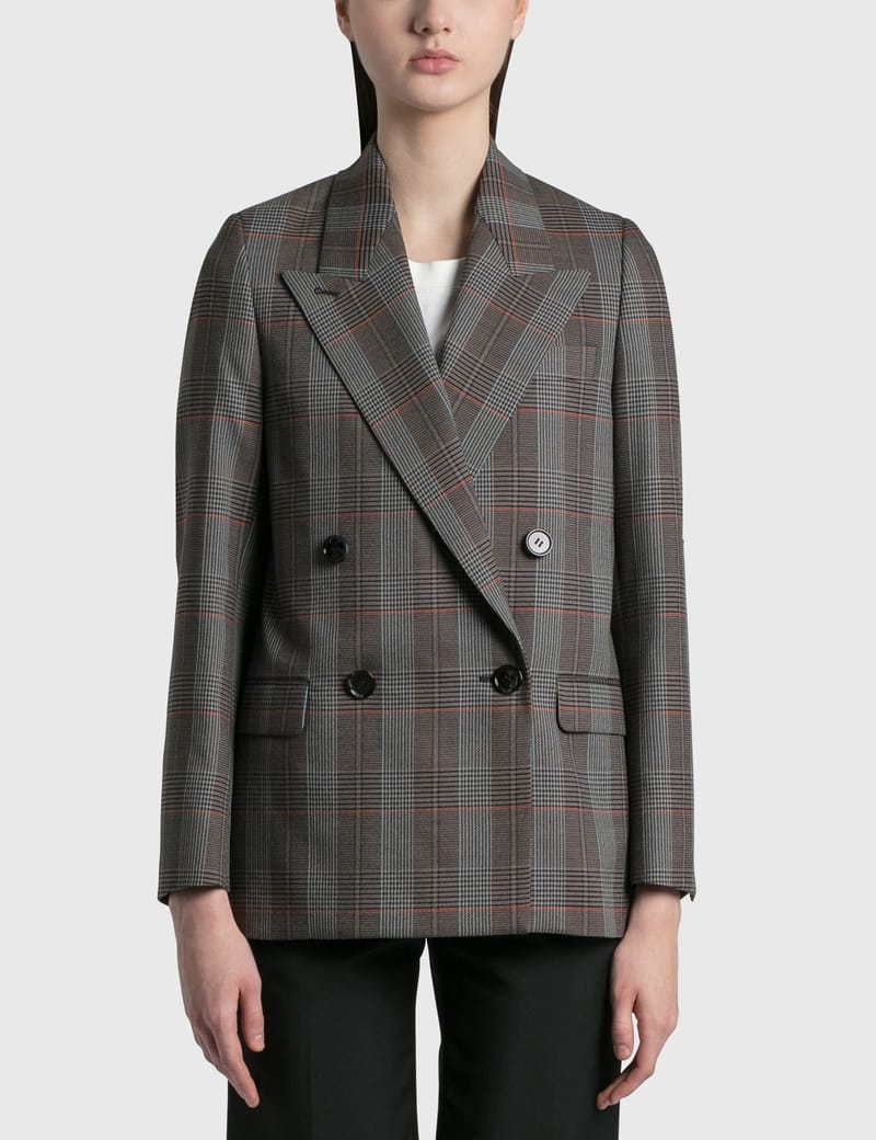 checked suit jacket womens