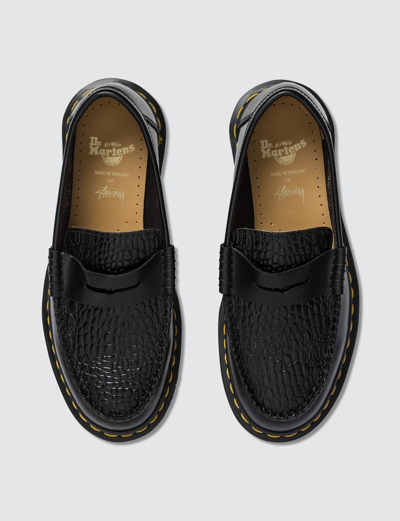 stussy dr martens loafer