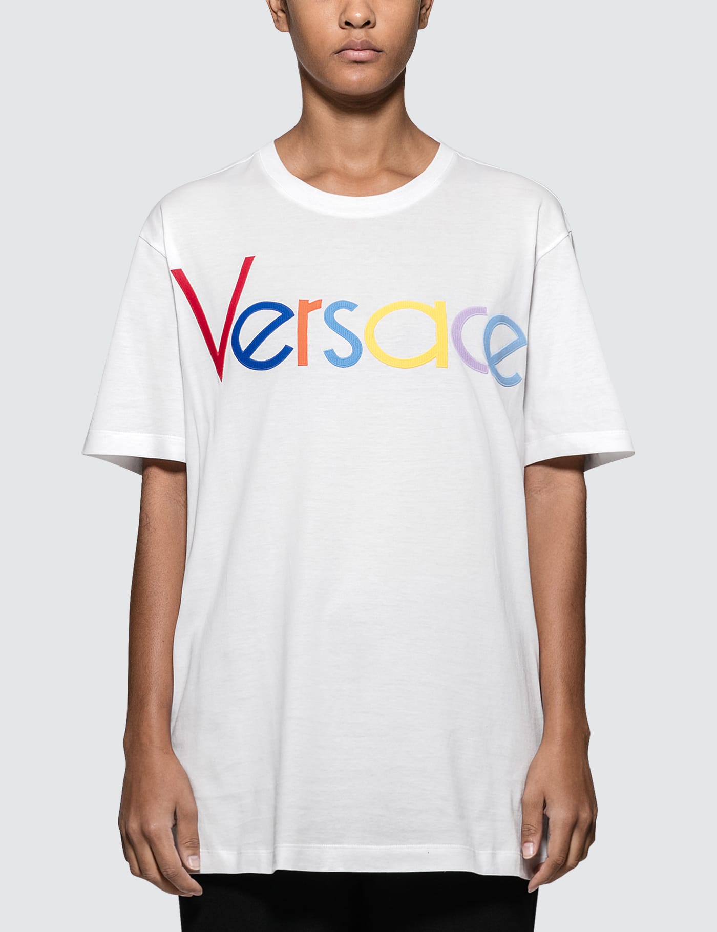 versace rainbow shirt