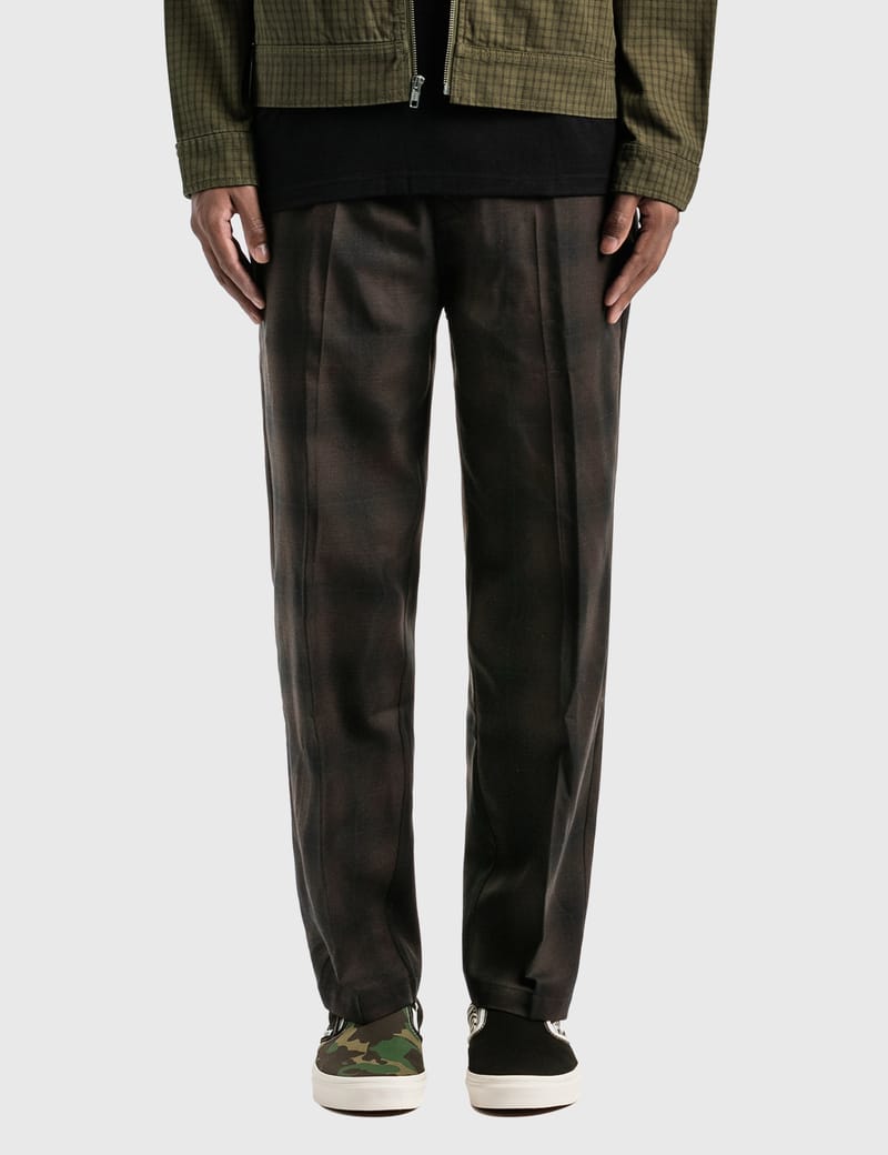 stussy shadow plaid bryan pant