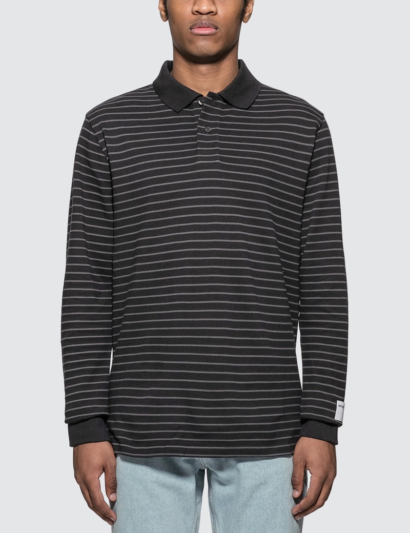 Image of Martine Rose Stripes Polo Shirt