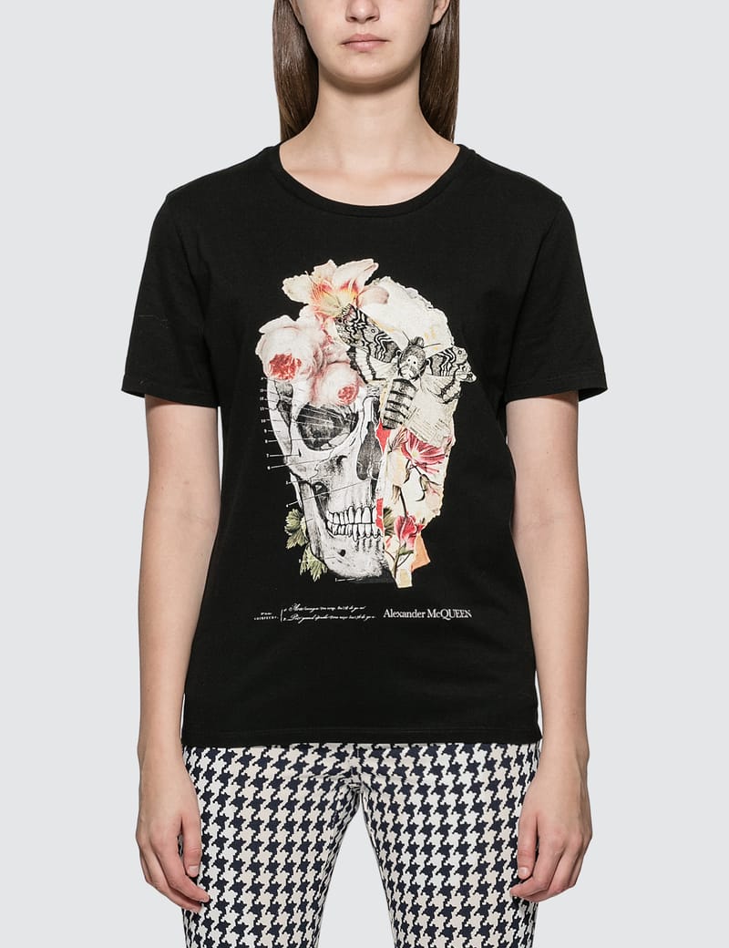 alexander mcqueen skull print t shirt