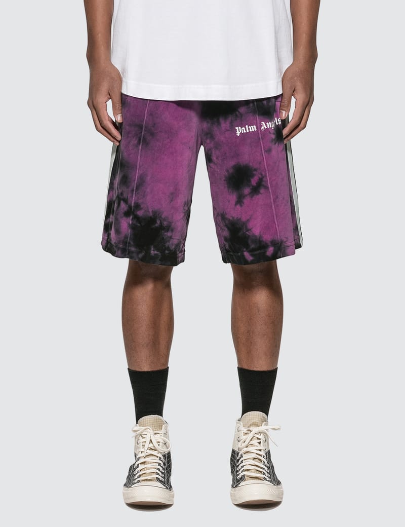 purple tie dye nike shorts