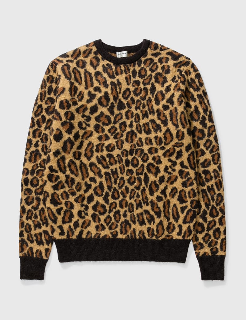 saint laurent leopard sweater