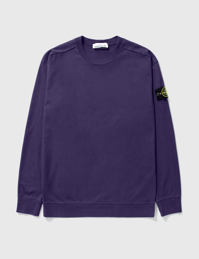 purple stone island t shirt