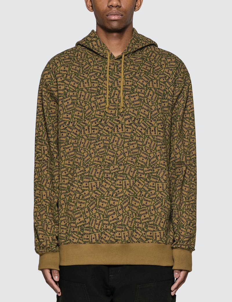 Image of Have A Good Time Military Frame Allover Pullover Hoodie