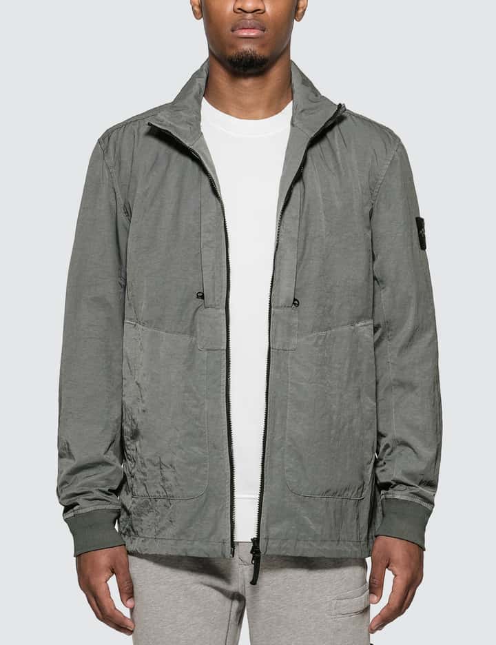 Stone Island Tightly Woven Nylon Twill Tc Jacket Hbx